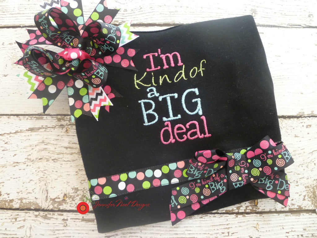 Girls Diva Shirt, I am kind of a big deal, Birthday Shirt, Drama Queen, Back to School or newborn take home outfit