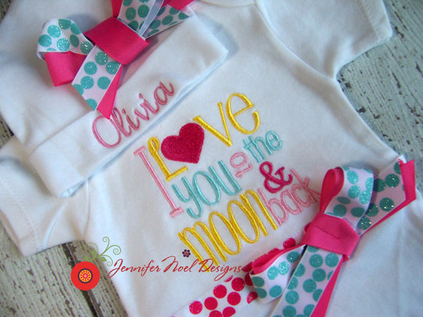 Girls Coming Home Oufit, Take Home From Hospital Outfit, Layette Gown, or one piece and hat Set, She is Fierce