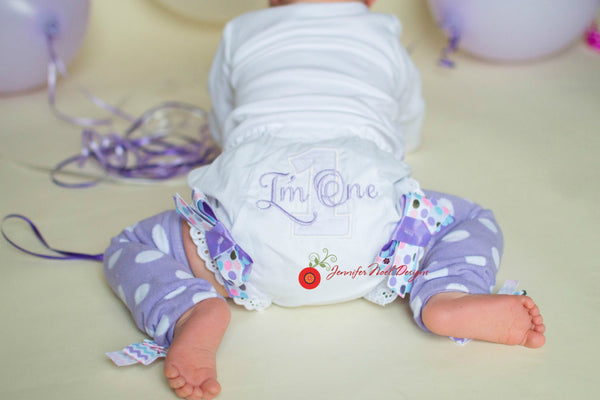 Girls First Birthday Outfit, Shirt or Onepiece, Bloomers, Hairbow, Headband, and Baby Legs, long or short sleeves