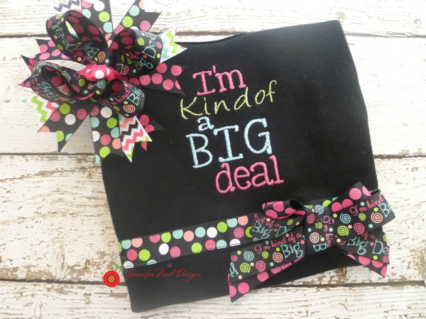 Girls Diva Shirt, I am kind of a big deal, Birthday Shirt, Drama Queen, Back to School or newborn take home outfit